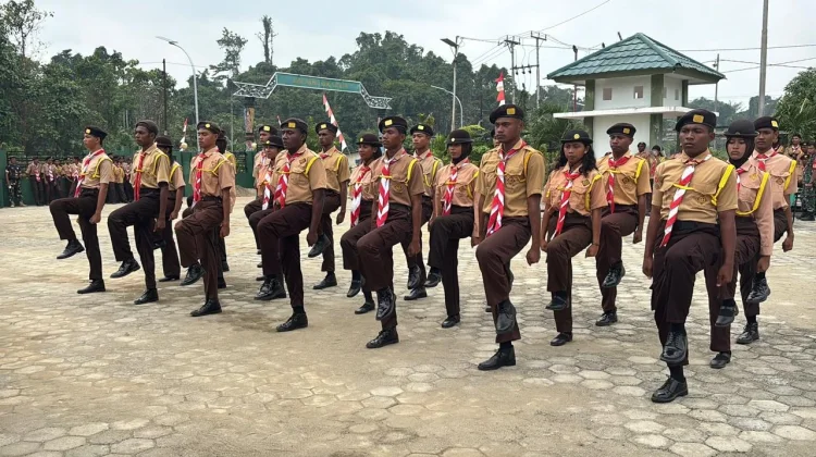 360 Siswa Meriahkan Lomba PBB Kodim 1806 Sambut HUT TNI Ke-81