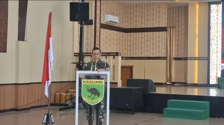 Pangdam Kasuari Tekankan Kebersamaan lewat Fun Run HUT ke-81 TNI