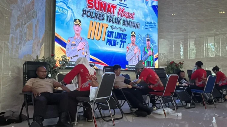 Polantas Bintuni Rayakan HUT ke-71 dengan Aksi Kemanusiaan