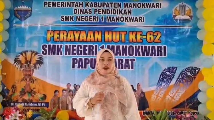 Kreativitas Siswa Warnai Perayaan HUT SMK Negeri 1 Manokwari