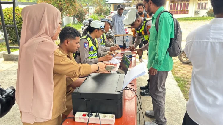 Samsat Bintuni Sasar 6.000 Kendaraan Menunggak Pajak
