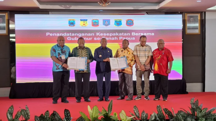 Enam Gubernur se-Tanah Papua Sepakati Kolaborasi Pembangunan