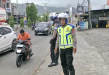 Satlantas Manokwari Perketat Lalin Sore Selama Ramadan
