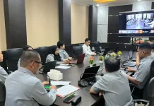 Kanwil Kemenkum Papua Barat Harmonisasi Perubahan APBD Teluk Bintuni