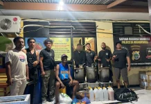 Polresta Manokwari Ungkap Produksi Miras Cap Tikus Ilegal