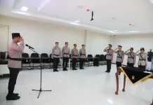 Kapolda Papua Barat Pimpin Sertijab dan Pelantikan PJU