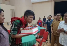 Bupati Bintuni Rayakan Ultah Dandim Perkuat Sinergitas Daerah