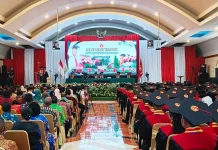 STIH Manokwari Wisuda 224 Sarjana Hukum Angkatan ke-41