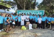 Aksi Berbagi Prapaskah, Umat Paroki Imanuel Sanggeng Tebar Kasih