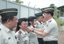 Kanwil Ditjenpas Papua Barat Sematkan Kenaikan Pangkat, Dorong Profesionalisme