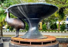 Pencurian Patung Ikon Kasuari di Kantor Gubernur Papua Barat, Dua Pelaku Diamankan