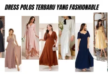 Beberapa model dress polos terbaru yang fashionable