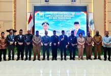 Gubernur Papua Barat Kukuhkan Kepala BKN Regional XIV Manokwari.
