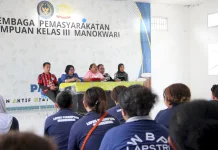 Kalapas Perempuan Manokwari Sapa Warga Binaan, Dorong Pembinaan Humanis