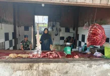 Menjelang Idul Adha Harga Daging Sapi di Pasar Wosi Relatif Stabil