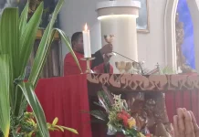 Pastor Philipus Ajak Umat Katolik Sanggeng Jadi Pembawa Damai Sesama