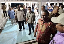 Silaturahmi Bersama Kodam XVIII/Kasuari, Bupati Hermus Tegaskan Papua dalam NKRI