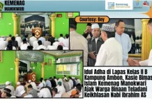 Idul Adha Jadi Momentum Pembinaan Spiritual Warga Binaan Lapas Manokwari