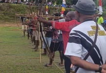 135 Peserta Ramaikan Lomba Panahan Tradisional Teluk Bintuni