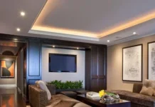 Inspirasi plafon ruang tamu elegan, bikin betah di rumah