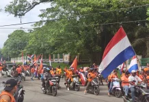 Euforia Oranje Warnai Manokwari, Fans Belanda Keliling Kota Sambut Piala Dunia