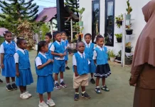 TK Sowi Indah Gelar Ujian Akhir Semester