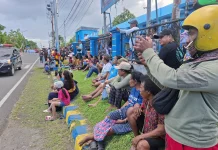 Warga Antusias Saksikan Karnaval Budaya Pesparawi Nasional XIV di Manokwari