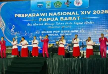 Biak Numfor Wakili Papua Tampil di Lomba Vocal Group Pesparawi Nasional XIV