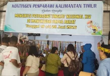 Produk Khas Desa Pampang Kaltim Jadi Sorotan di Pameran Pesparawi Nasional XIV