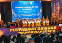 Kontingen Papua Barat Tampil Memukau di Kategori Musik Gerejawi Nusantara