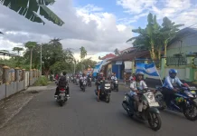 Fans Argentina Konvoi Keliling Manokwari Rayakan Kemenangan Tim Tango