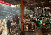 Nobar dengan Wartawan Kabid Humas Polda sampaikan Imbawan Kamtibmas
