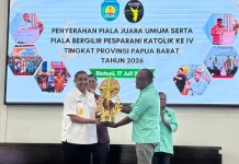 Juara Umum Pesparani, Teluk Bintuni Siap Rebut Lagi Piala Bergilir