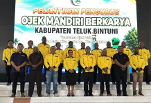 Bupati Lantik Ojek Mandiri Berkarya, Perkuat Perlindungan Ojek