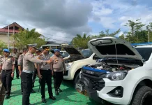 Kapolres Teluk Bintuni Pastikan Kendaraan Dinas Siap Layani Warga