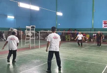 Pemuda Pakuwojo Meriahkan HUT RI dengan Turnamen Bulu Tangkis