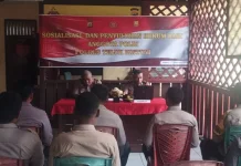 Penyuluhan Hukum di Polsek Babo, Tingkatkan Profesionalisme Anggota