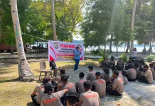 Pulau Lemon Jadi Lokasi Pembekalan Kelola Stres Personel Samapta
