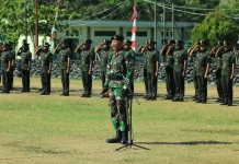 Danrindam XVIII/Ksr Tutup Dikmaba Infanteri TNI AD Gelombang II 2026