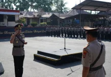 Kapolresta Manokwari Pimpin Upacara Hari Juang Polri 2026
