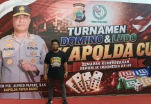 Kapolda Cup Jadi Ajang Jaring Atlet Domino Papua Barat