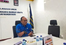 Asap Ganggu Pendaratan Pesawat di Bandara Rendani Manokwari