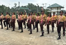 360 Siswa Meriahkan Lomba PBB Kodim 1806 Sambut HUT TNI Ke-81