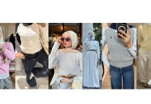 Inspirasi Gaya Dengan Knit Polo untuk Perempuan Berhijab