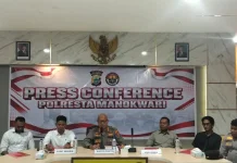 Polresta Manokwari Ungkap Pelaku Pembunuhan Remaja di Pantai Amban