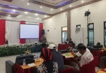 Polsek Manokwari Kota Imbau Peserta Pawai Hindari Miras dan Slogan SARA