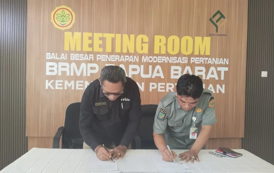 RRI Manokwari dan BRMP Papua Barat Teken PKS