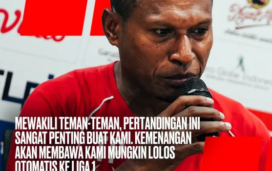 Persipura Jayapura Target Melangkah ke Liga 1 Indonesia