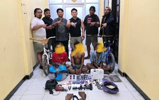 Polres Bintuni Bekuk Komplotan Pencuri Spesialis Lima TKP