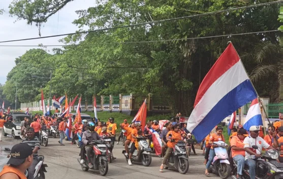 Euforia Oranje Warnai Manokwari, Fans Belanda Keliling Kota Sambut Piala Dunia